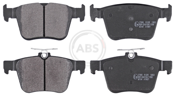 Placute frana VW GOLF VII (5G1, BQ1, BE1, BE2) 2.0 GTI TCR benzina 290 cai ABS 37965