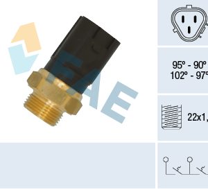 Comutator temperatura ventilator radiator VW GOLF VI Variant (AJ5) 1.4 benzina 80 cai FAE 38185