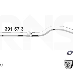 Racord evacuare VW CRAFTER 30-50 platou / sasiu (2F_) 2.0 TDI diesel 163 cai ERNST 391573