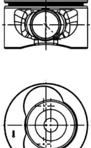 Piston VW CRAFTER 30-50 caroserie (2E_) 2.5 TDI diesel 163 cai KOLBENSCHMIDT 40683600