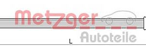 Furtun frana VW CRAFTER 30-50 platou / sasiu (2F_) 2.5 TDI diesel 88 cai METZGER 4110278