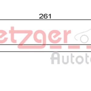 Furtun frana VW GOLF ALLTRACK VII Variant (BA5, BV5) 2.0 TDI 4motion diesel 184 cai METZGER 4111829