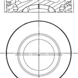 Piston VW CADDY IV Autoutilitara/limuzina spatioasa (SAA, SAH) 1.6 TDI diesel 102 cai MAHLE ORIGINAL 028 PI 00140 000