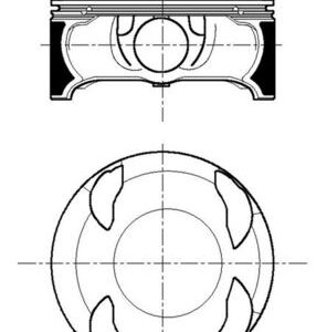 Piston VW GOLF VII (5G1, BQ1, BE1, BE2) 1.5 TSI benzina 150 cai MAHLE ORIGINAL 028 PI 00167 000