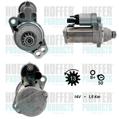 Electromotor VW GOLF VII (5G1, BQ1, BE1, BE2) 2.0 GTI Clubsport S benzina 310 cai HOFFER H5010471G