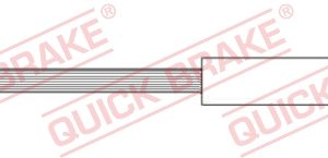 Furtun frana VW GOLF VII (5G1, BQ1, BE1, BE2) 1.8 TSI benzina 170 cai QUICK BRAKE 50.313X