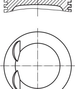 Piston VW GOLF VI (5K1) 2.0 GTi benzina 210 cai MAHLE ORIGINAL 028 PI 00134 000