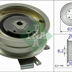 Rola intinzator curea distributie VW GOLF VI (5K1) 1.6 BiFuel Benzina/Autogaz (GPL) 102 cai INA 531 0203 20