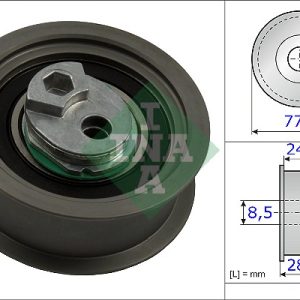 Rola intinzator curea distributie VW GOLF VI (5K1) 2.0 GTi benzina 235 cai INA 531 0851 10