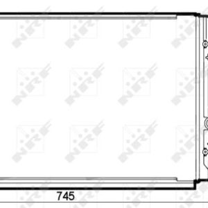 Radiator racire motor VW GOLF VI (5K1) 1.2 TSI benzina 86 cai NRF 53139