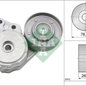 Intinzator curea transmisie VW GOLF VI (5K1) 1.4 TSI benzina 160 cai INA 534 0374 10