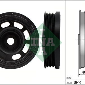 Fulie curea arbore cotit VW CADDY IV Autoutilitara/limuzina spatioasa (SAA, SAH) 1.0 TSI benzina 102 cai INA 544 0172 10