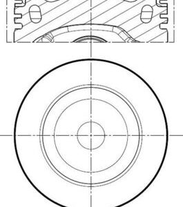 Piston VW CADDY ALLTRACK microbus (SAB) 2.0 TDI diesel 75 cai MAHLE ORIGINAL 028 PI 00116 000