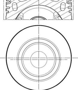 Piston VW ARTEON (3H7, 3H8) 2.0 TDI diesel 150 cai MAHLE ORIGINAL 028 PI 00160 001