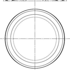 Piston VW GOLF VI Variant (AJ5) 1.4 benzina 80 cai MAHLE ORIGINAL 028 PI 00161 000