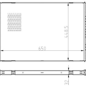 Radiator racire motor VW GOLF ALLTRACK VIII (CG5) 2.0 TDI 4motion diesel 200 cai NRF 550081