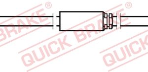 Furtun frana VW GOLF VI Variant (AJ5) 2.0 TFSI benzina 200 cai QUICK BRAKE 58.893X