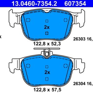 Placute frana VW CADDY CALIFORNIA V Camper (SBB, SBJ) 2.0 TDi BMT diesel 102 cai ATE 13.0460-7354.2