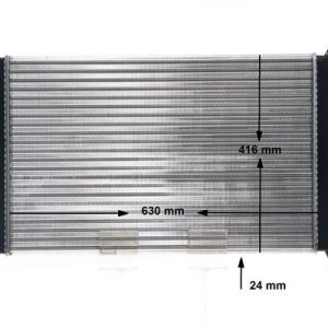 Radiator racire motor VW GOLF VI (5K1) 1.6 MultiFuel Benzina/Etanol 102 cai MAHLE ORIGINAL CR 1382 000S