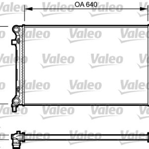 Radiator racire motor VW GOLF VI Variant (AJ5) 2.0 TDI diesel 140 cai VALEO 734332