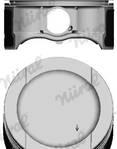 Piston VW GOLF VI (5K1) 1.6 benzina 102 cai NURAL 87-148307-00