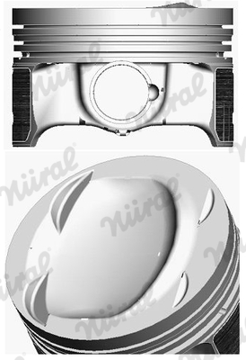 Piston VW GOLF VI (5K1) 1.4 TSI benzina 122 cai NURAL 87-429907-00