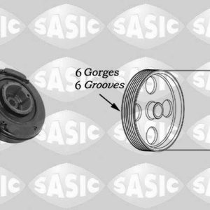 Fulie curea arbore cotit VW CRAFTER 30-50 platou / sasiu (2F_) 2.5 TDI diesel 109 cai SASIC 9001807