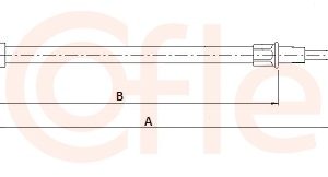 Cablu frana de parcare VW GOLF VI Cabriolet (517) 2.0 TDI diesel 150 cai COFLE 92.19.102E