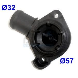 Flansa lichid racire VW GOLF VI (5K1) 1.4 benzina 80 cai MEAT DORIA 93151