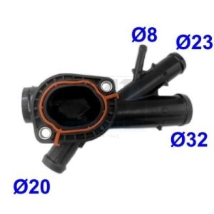 Flansa lichid racire VW GOLF VI (5K1) 2.0 TDI 4motion diesel 140 cai MEAT DORIA 93164
