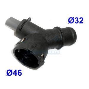 Flansa lichid racire VW GOLF VI (5K1) 1.6 benzina 102 cai MEAT DORIA 93248