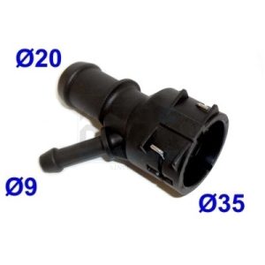 Flansa lichid racire VW GOLF VI (5K1) 2.0 R 4motion benzina 256 cai MEAT DORIA 93501