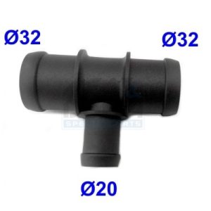 Flansa lichid racire VW GOLF VI (5K1) 2.0 TDI diesel 170 cai MEAT DORIA 93512