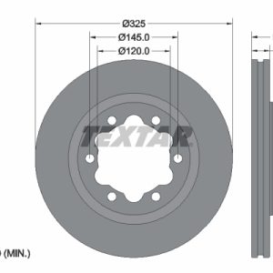 Disc frana VW CRAFTER platou / sasiu (SZ_) 2.0 TDI diesel 163 cai TEXTAR 92305803