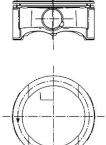 Piston VW GOLF VI Variant (AJ5) 1.6 benzina 102 cai KOLBENSCHMIDT 99792620