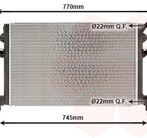 Radiator racire motor VW GOLF VII (5G1, BQ1, BE1, BE2) 1.4 TSI benzina 125 cai VAN WEZEL 03012707