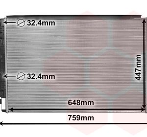 Radiator racire motor VW ARTEON SHOOTING BRAKE (3H9) 2.0 TDI diesel 200 cai VAN WEZEL 58002344