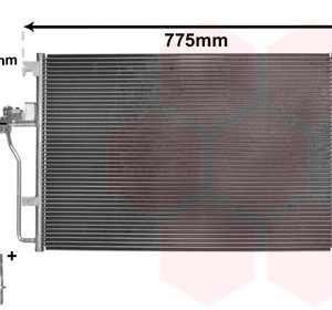 Condensator climatizare VW CRAFTER 30-50 caroserie (2E_) 2.0 TDI diesel 136 cai VAN WEZEL 58005277