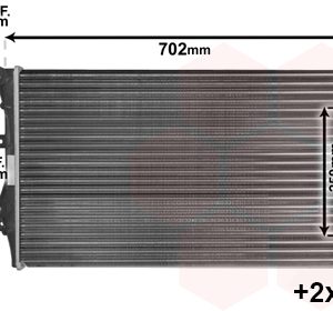 Radiator racire motor VW CADDY ALLTRACK microbus (SAB) 1.4 TSI benzina 131 cai VAN WEZEL 58012206