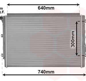 Radiator racire motor VW GOLF VI Variant (AJ5) 1.6 TDI 4motion diesel 105 cai VAN WEZEL 58012208
