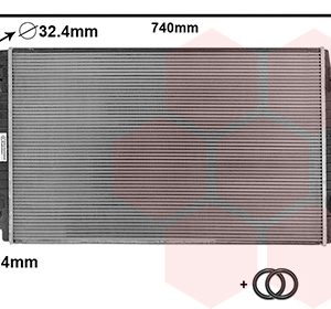 Radiator racire motor VW ARTEON (3H7, 3H8) 2.0 TDI 4motion diesel 240 cai VAN WEZEL 58012338