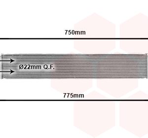 Radiator racire motor VW GOLF SPORTSVAN VII (AM1, AN1) 1.6 TDI diesel 90 cai VAN WEZEL 58012703