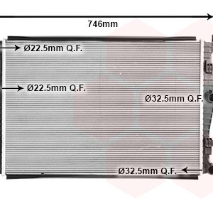 Radiator racire motor VW CADDY V microbus (SBB, SBJ) 2.0 TDI BMT 4motion diesel 122 cai VAN WEZEL 58012733