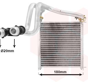 Schimbator caldura incalzire habitaclu VW GOLF VI Variant (AJ5) 2.0 TDI diesel 110 cai VAN WEZEL 58016700