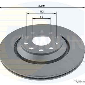Disc frana VW GOLF VII (5G1, BQ1, BE1, BE2) 1.8 TSI benzina 170 cai COMLINE ADC1493V