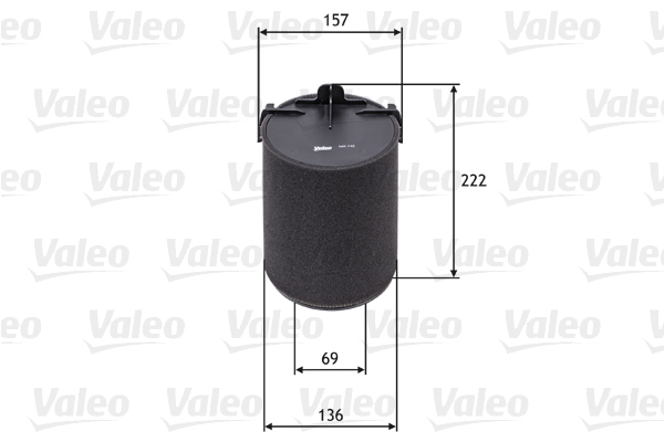 Filtru aer VW GOLF VI Variant (AJ5) 1.4 TSI benzina 122 cai VALEO 585742