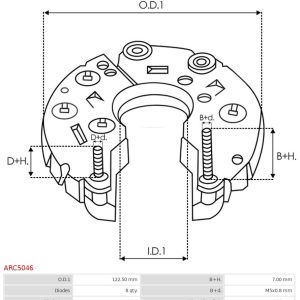 Electromotor VW GOLF VI (5K1) 2.0 GTi benzina 210 cai AS-PL S0567(SEG)