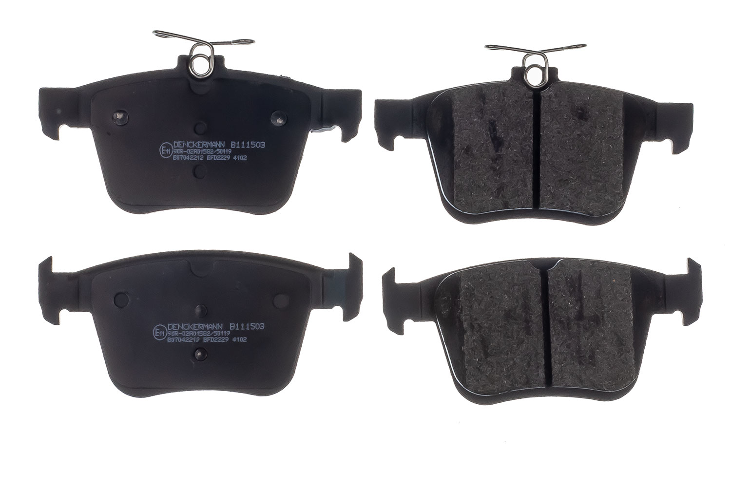 Placute frana VW GOLF VII (5G1, BQ1, BE1, BE2) 2.0 GTI TCR benzina 290 cai DENCKERMANN B111503