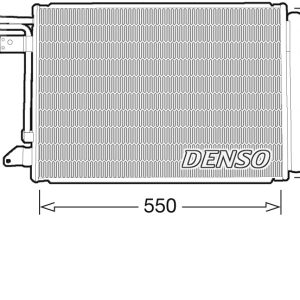 Condensator climatizare VW GOLF VI (5K1) 2.0 GTi benzina 200 cai DENSO DCN32032