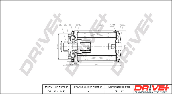 Filtru ulei VW GOLF VI Cabriolet (517) 2.0 GTI benzina 211 cai DRIVE DP1110.11.0125